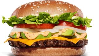 Burger King’s New Product: “Creamy Chipotle Avocado Whopper” is also available in Double Patty! Limited Time Offer