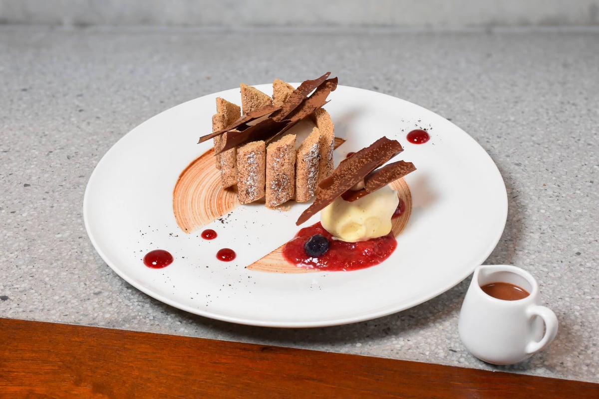 Limited-Time Chocolate Charlotte at Minimal Cafe in Setagaya, Tokyo