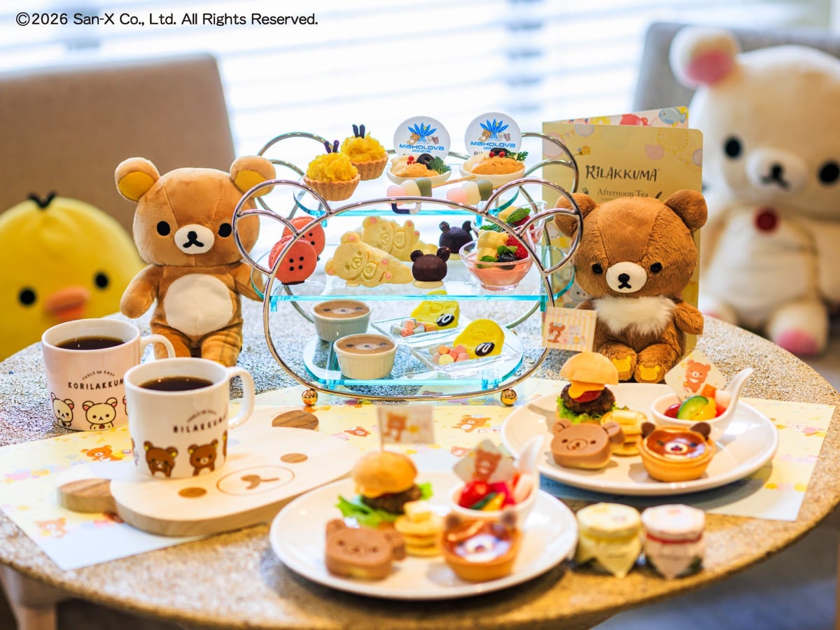 Rilakkuma Afternoon Tea Launches in Kanagawa on June 1, 2026