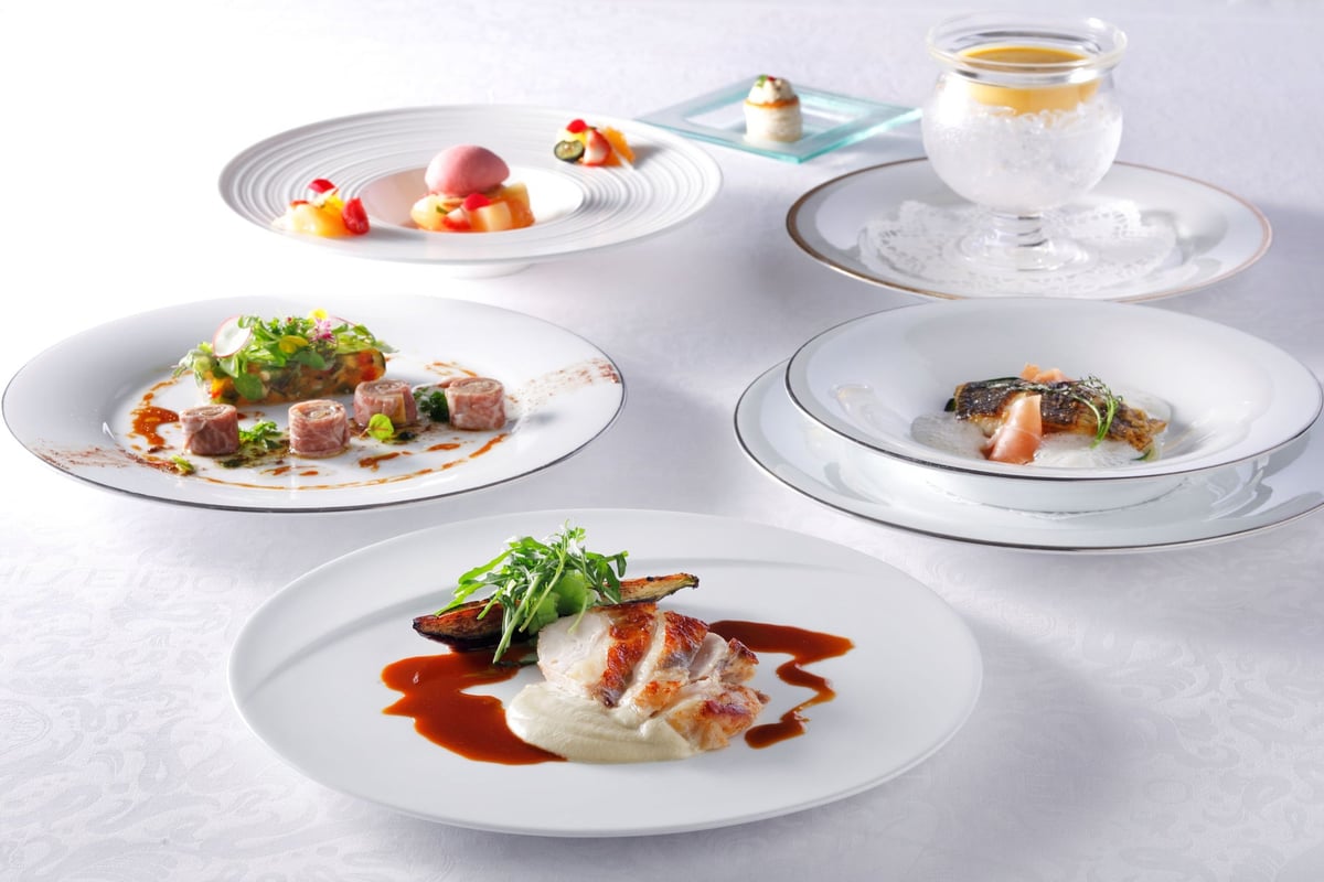 Seasonal June Menu at Shiseido Parlour Ginza Main Restaurant in Tokyo
