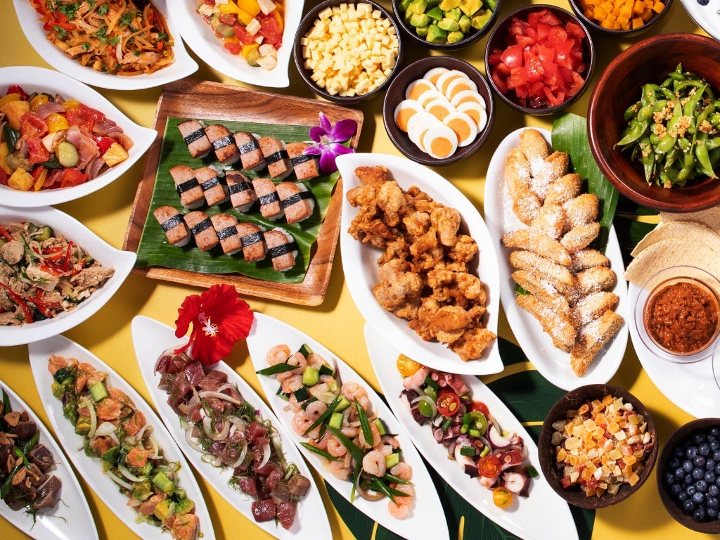 All-you-can-eat classic Hawaiian dish "Poke" included!