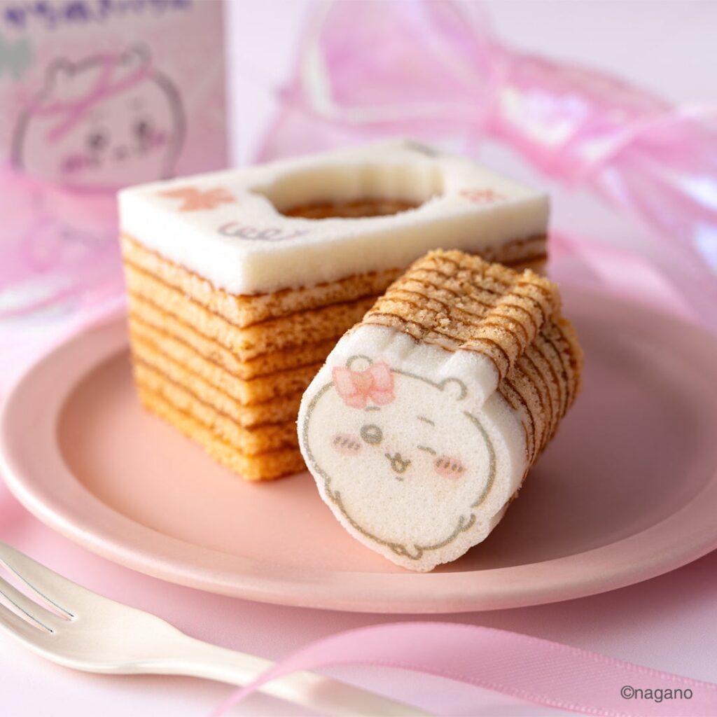 Chiikawa Cut-Out Baumkuchen at Chiikawa Land in Japan — From July 3