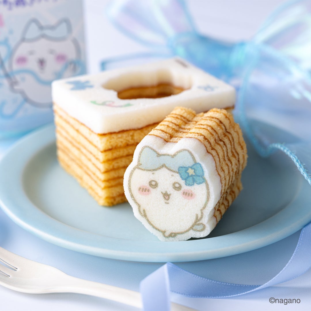 Chiikawa Cut-Out Baumkuchen at Chiikawa Land in Japan — From July 3