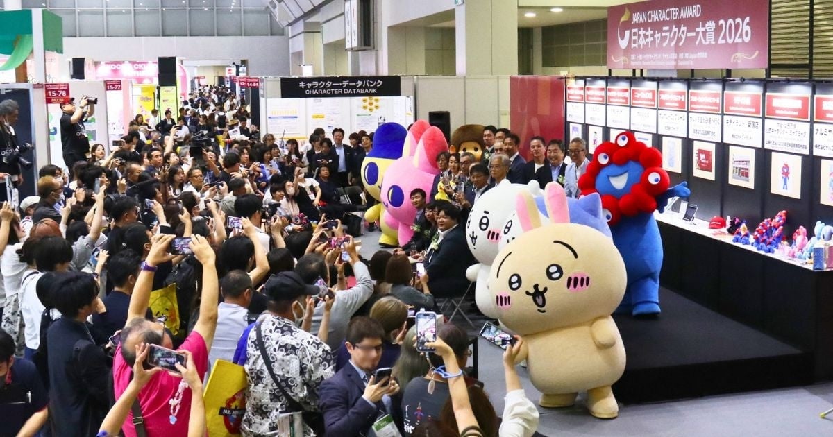 Scene from the Japan Character Awards 2026 ceremony