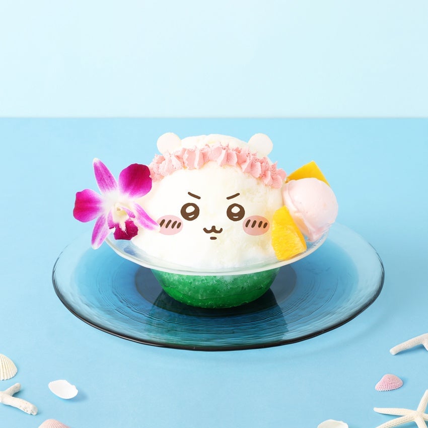 Chiikawa's Peach Shaved Ice — ¥1,870 (tax included)