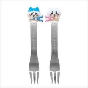 Sasumata-style Forks, 2 types: Hachiware and Chiikawa — ¥1,540 each (tax included)