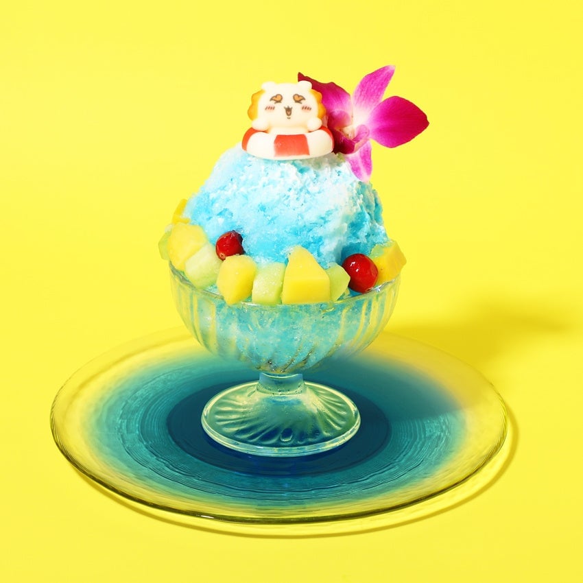 Chiikawa Restaurant Seasonal Menu at Okinawa PARCO CITY: Shisa Shaved Ice from June 6