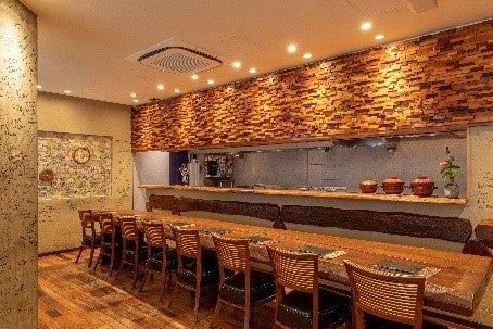 Interior of the Japanese restaurant 'Den'