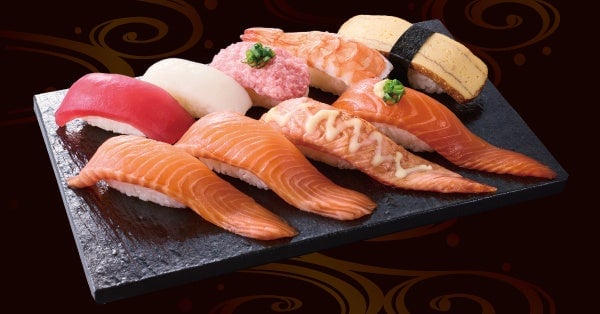 Five-Star Salmon MIX Platter — ¥980 (tax included ¥1,058)