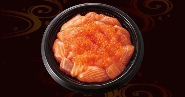 Five-Star Salmon and Salmon Roe Seafood Bowl — ¥1,050 (tax included ¥1,134)