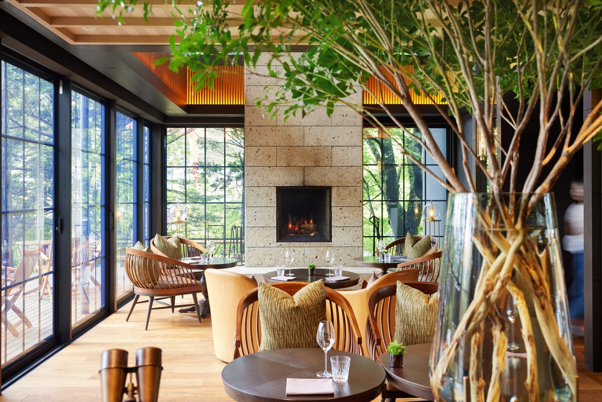 Interior of The Lake House at The Ritz-Carlton, Nikko — Course only ¥24,000, Wine pairing +¥17,000