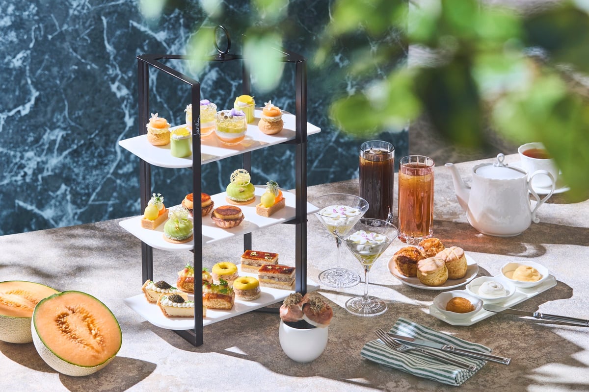 All-day French bistro "Jardin" Melon Afternoon Tea
