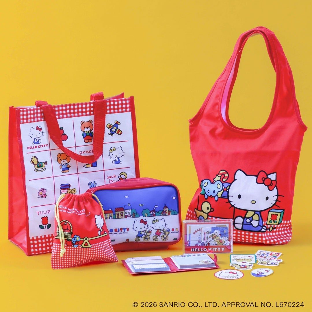 HELLO KITTY × 3COINS Collaboration Goods in Japan From July 18