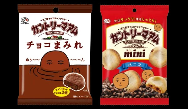不二家 カントリーマアム(チョコまみれ 48G/ミニバニラ)