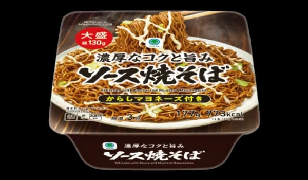 ファミマル ソース焼そば からしマヨネーズ付き 大盛