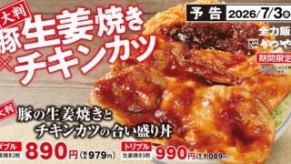 Katsuya’s Largest Ginger Pork and Chicken Cutlet Combo in Japan From July 3