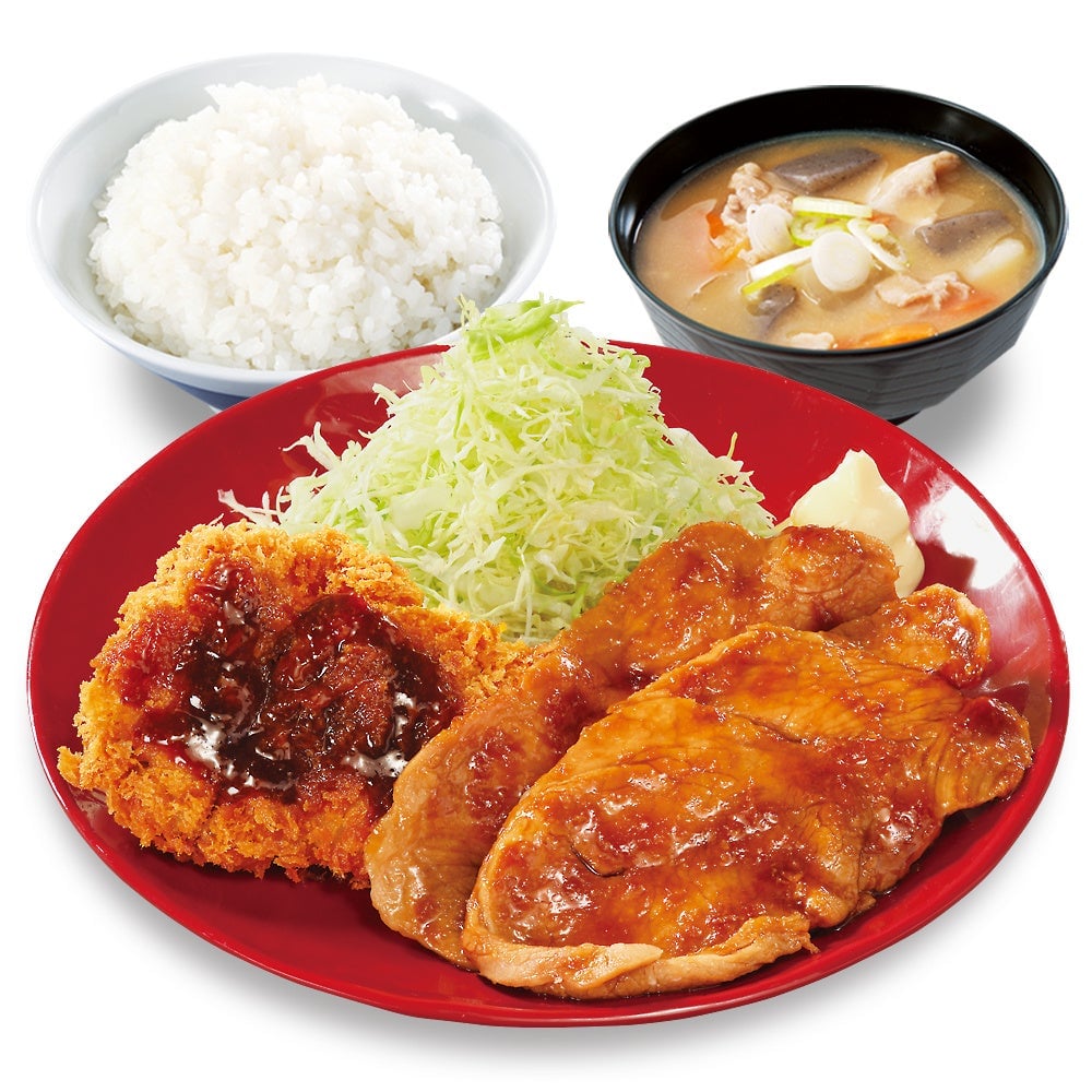 Katsuya's Largest Ginger Pork and Chicken Cutlet Combo in Japan From July 3