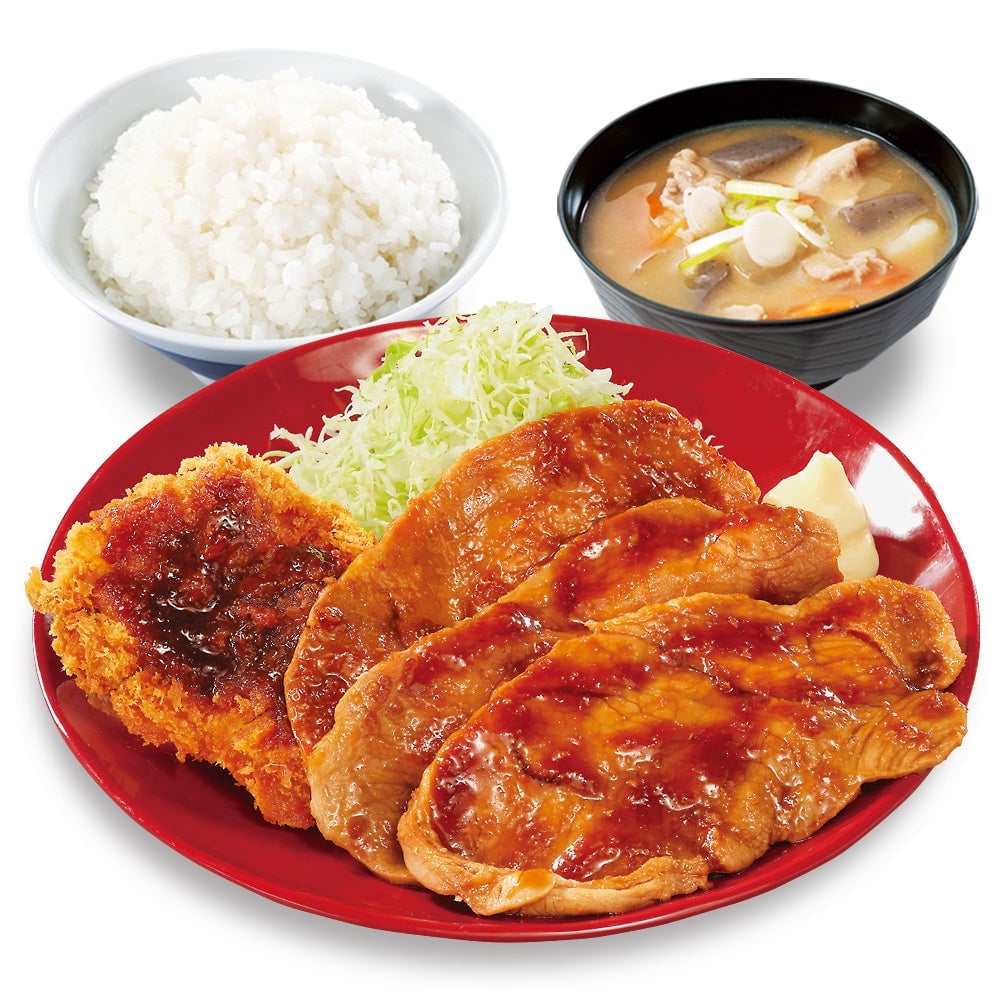 Katsuya's Largest Ginger Pork and Chicken Cutlet Combo in Japan From July 3