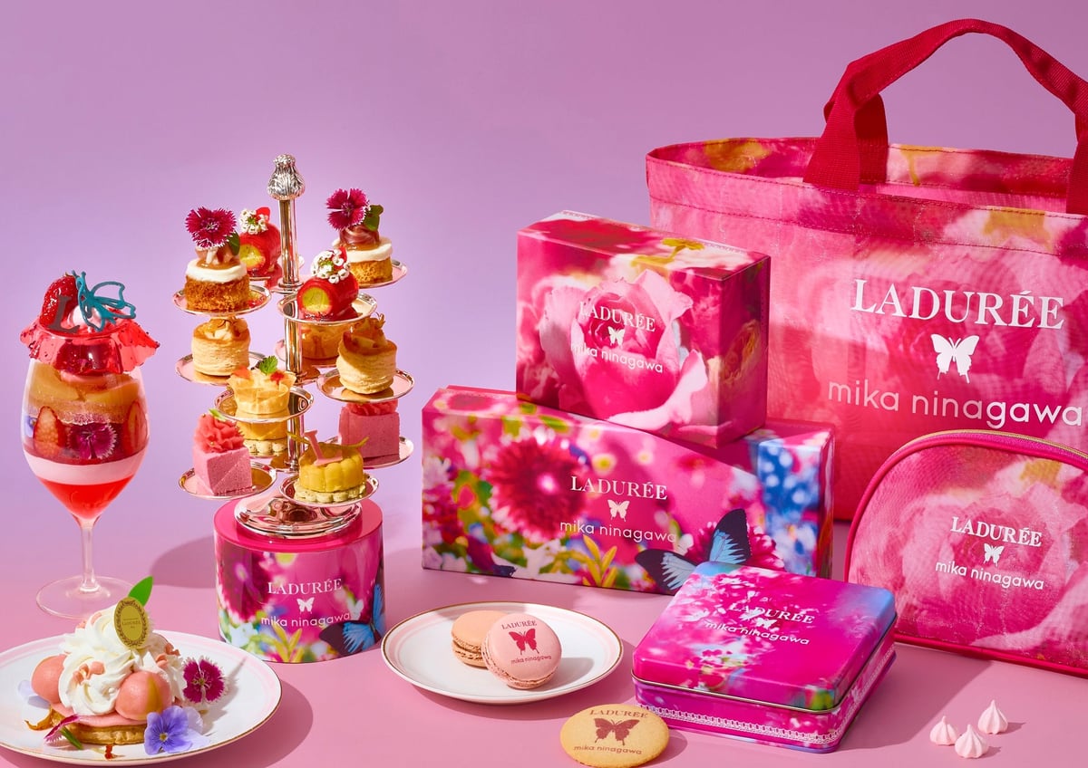 Ladurée x Mika Ninagawa Collection in Tokyo From July 3