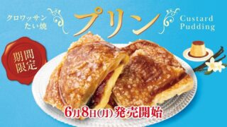 Limited-Time Croissant Taiyaki Pudding at Tsukiji Gindaco from June 8