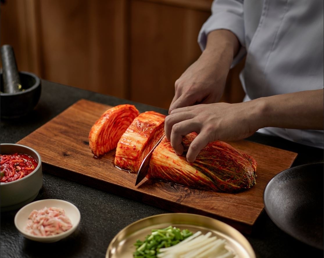 Lotte Hotel's Authentic Korean Kimchi at Daimaru Tokyo July 1