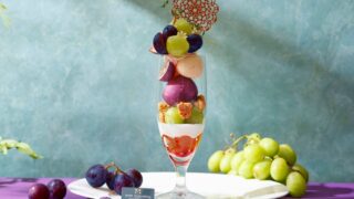 Luxurious Grape and Shine Muscat Parfait at Cafe & Dining ZelkovA, Tokyo From June 23