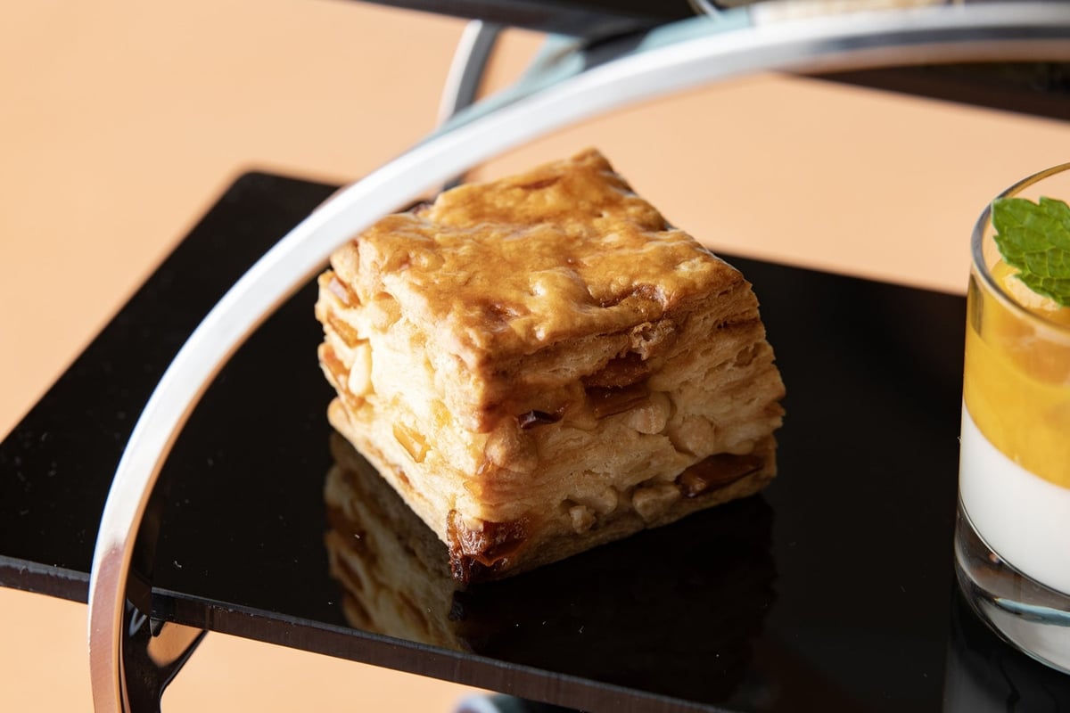 Mango and Ginger Peel White Chocolate Scone