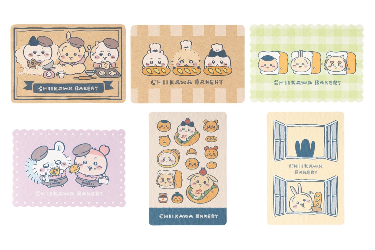 Trading Bakery Point Card Style Cards (6 types) — ¥330 (tax included)