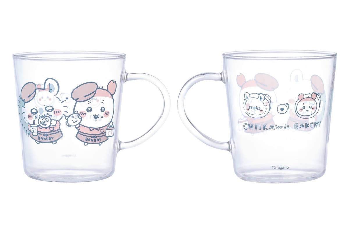 Heat-resistant Glass Mug (Momonga and Furuhonya) — ¥2,640 (tax included)