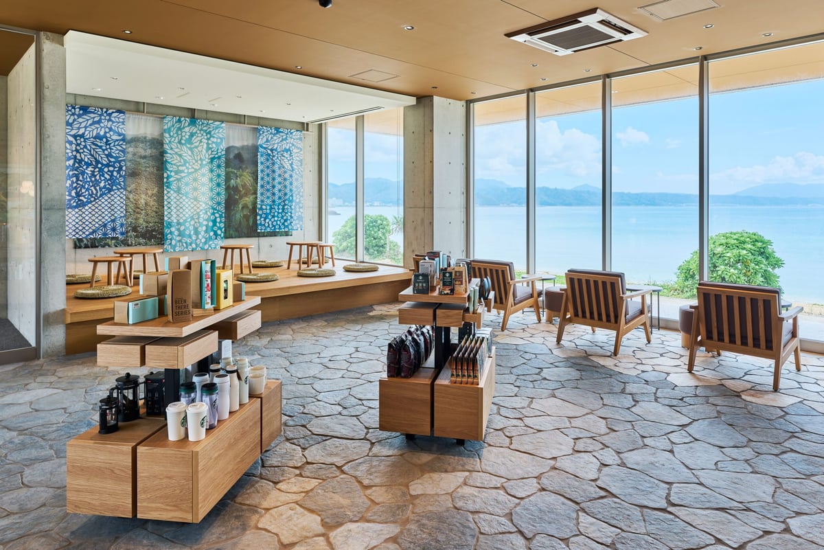 Panoramic Ocean View Starbucks Opens in Okinawa From April 15