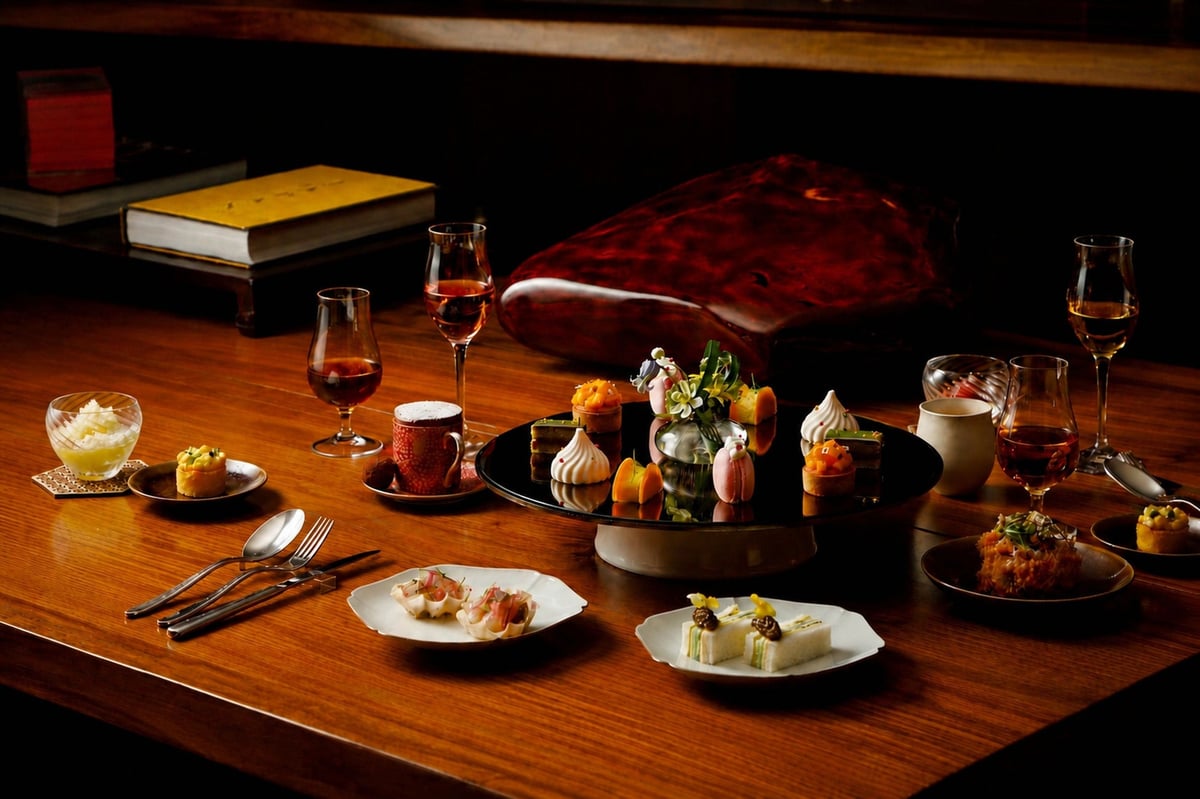 Summer Afternoon Tea AFTERGLOW — ¥6,600 (tax included) from 17:00 to 19:00