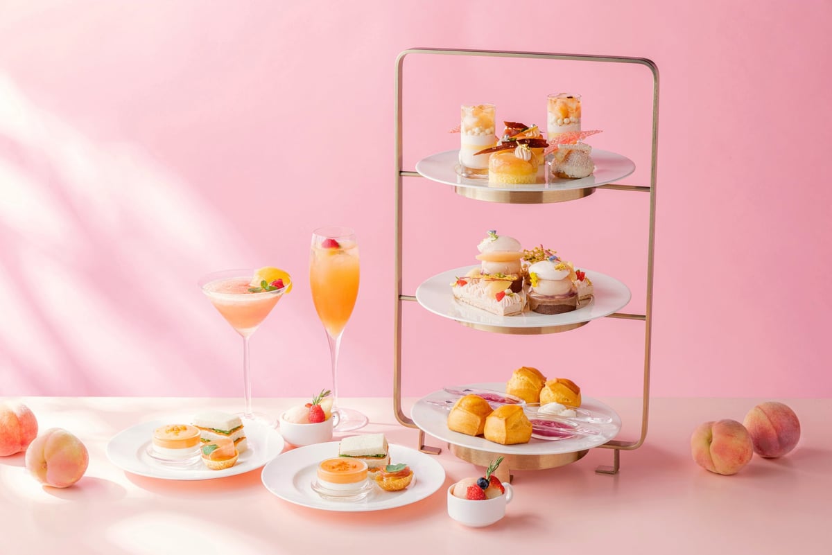 Peach & Tea Selection Afternoon Tea at Strings Hotel Tokyo from July 1 – photo 2