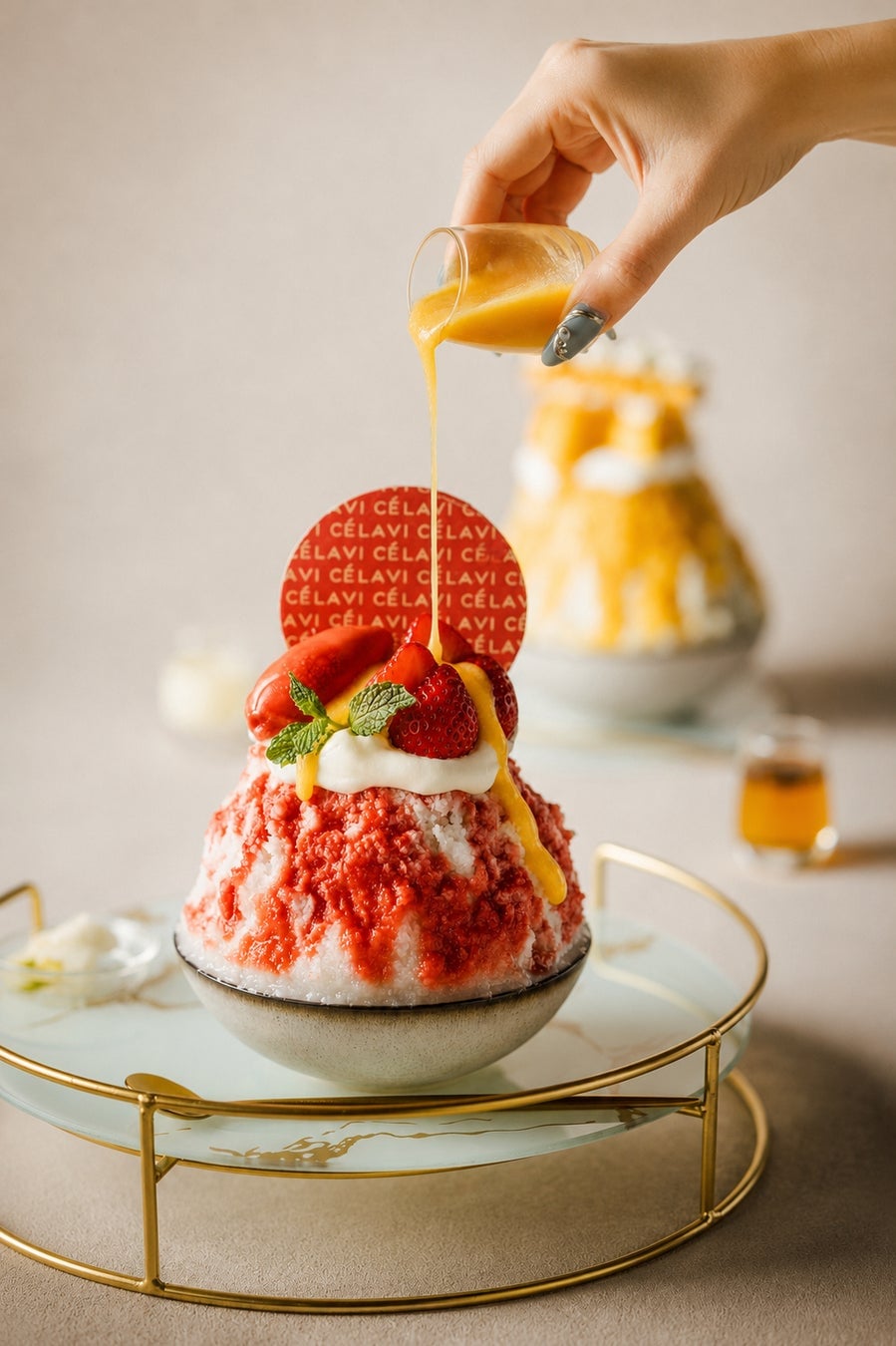 Premium Shaved Ice with Natural Ice from Yatsuyoshi at CÉ LA VI TOKYO, Shibuya From July 1