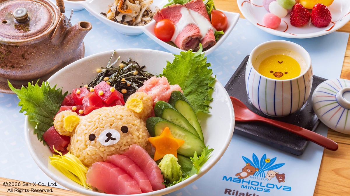 Rilakkuma Afternoon Tea at Maholova Minds Miura from June 1