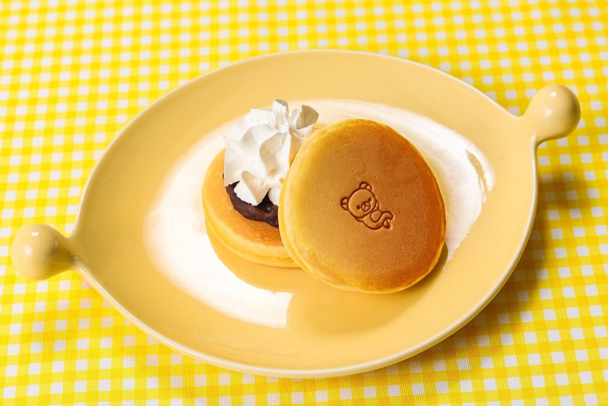 Rilakkuma's Red Bean Cream Pancakes