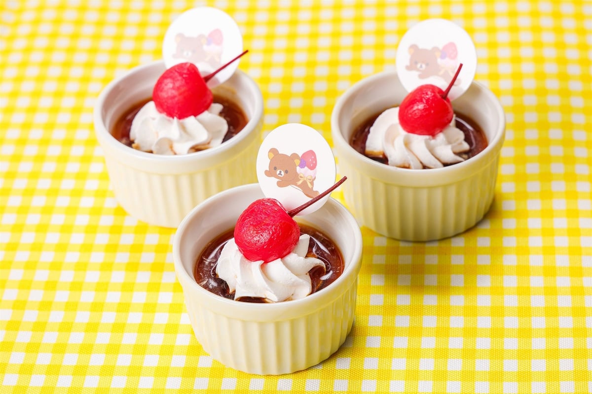 Rilakkuma's Relaxing Custard Pudding