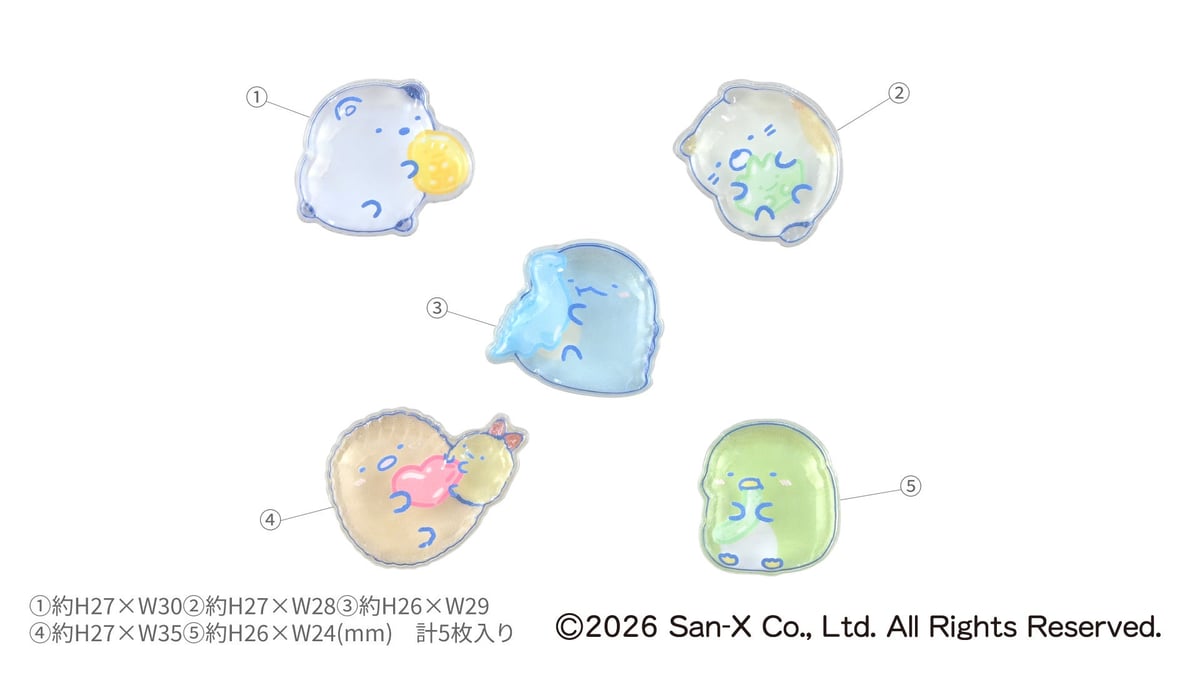 Rilakkuma, Sumikkogurashi, and Ishiyowachan Bubble Pop Stickers in Tokyo from June 23