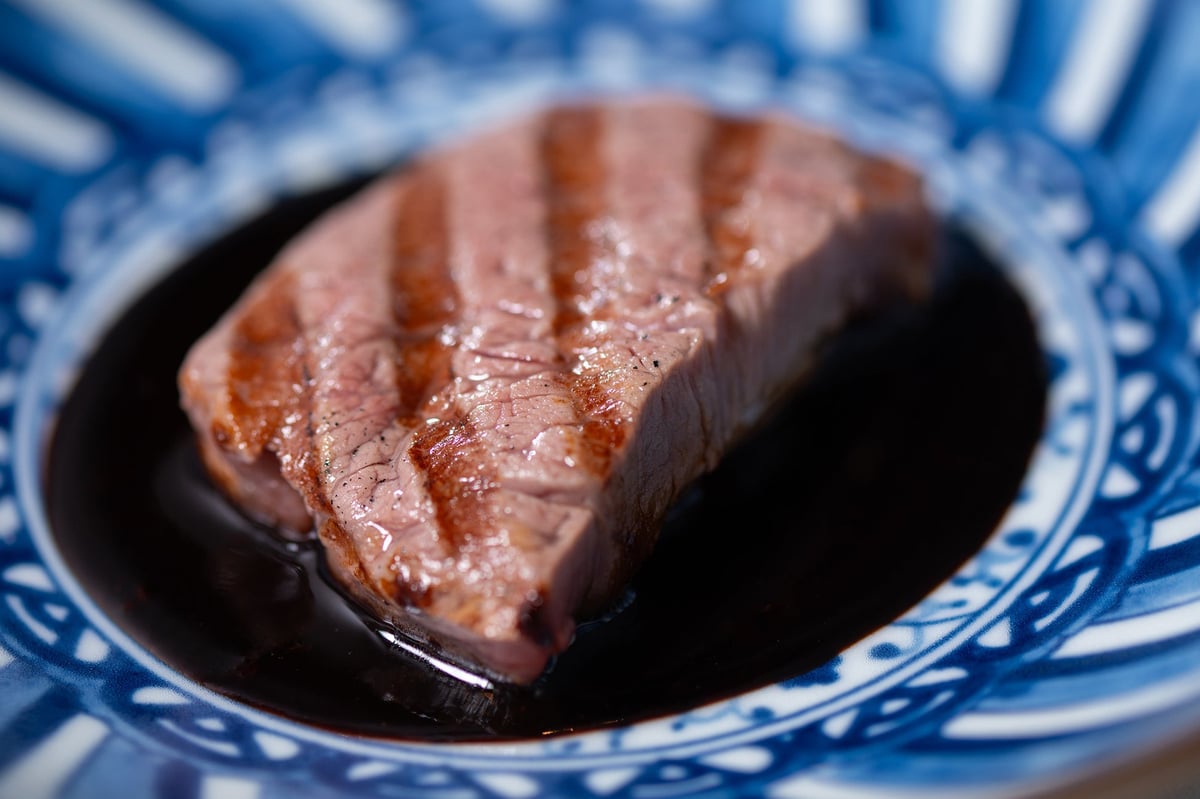 Premium selected black tongue with yodare sauce