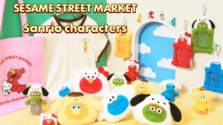 SESAME STREET MARKET × Sanrio Characters Collaboration Goods in Tokyo and Osaka from July 2