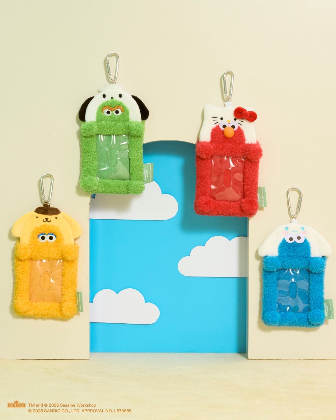 SESAME STREET MARKET × Sanrio Characters Collaboration Goods in Tokyo and Osaka from July 2