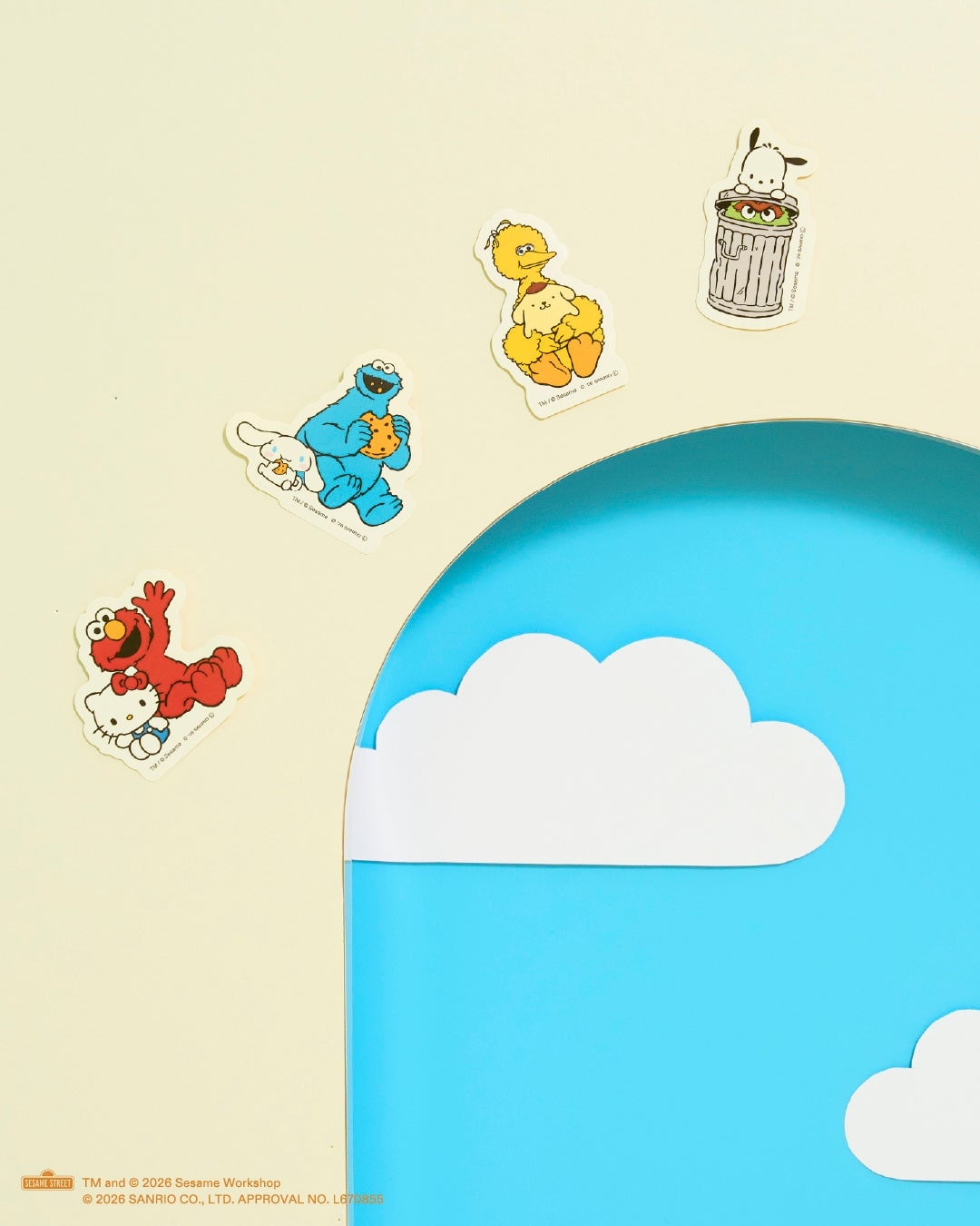 SESAME STREET MARKET × Sanrio Characters Collaboration Goods in Tokyo and Osaka from July 2
