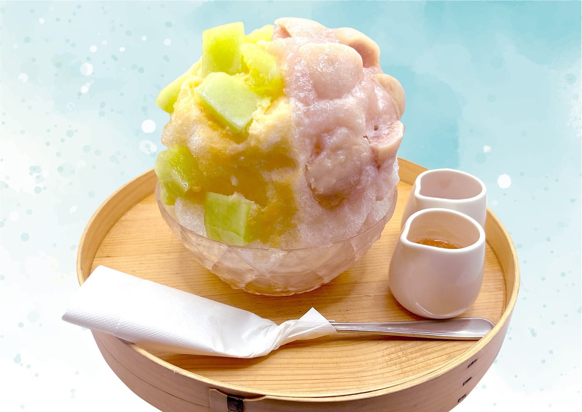 【Yamanashi Prefecture Nikawa Hakuhō】Fresh Melon and Peach Golden Milk ¥2,900