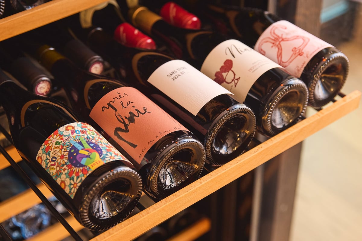 Example of wine selection