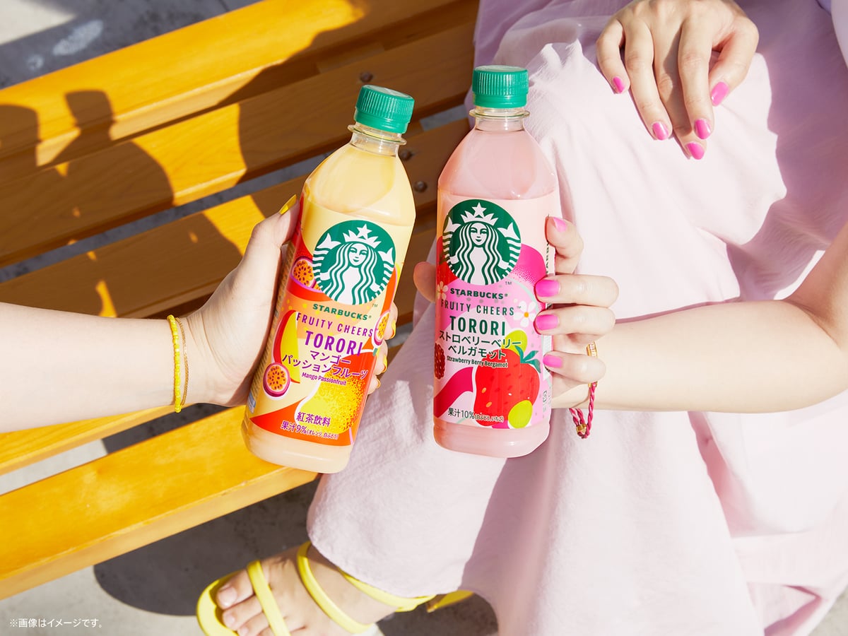 Starbucks Launches New Fruity Cheers Torori Drink Series in Japan from June 16