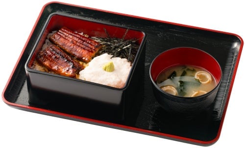 Unatoro Donburi with Miso Soup — ¥1,373 (tax included)