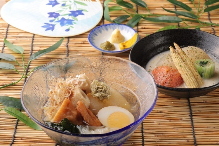 (Left) Assorted Five Kinds of Agodashi / (Right) Assorted Three Kinds of Toridashi