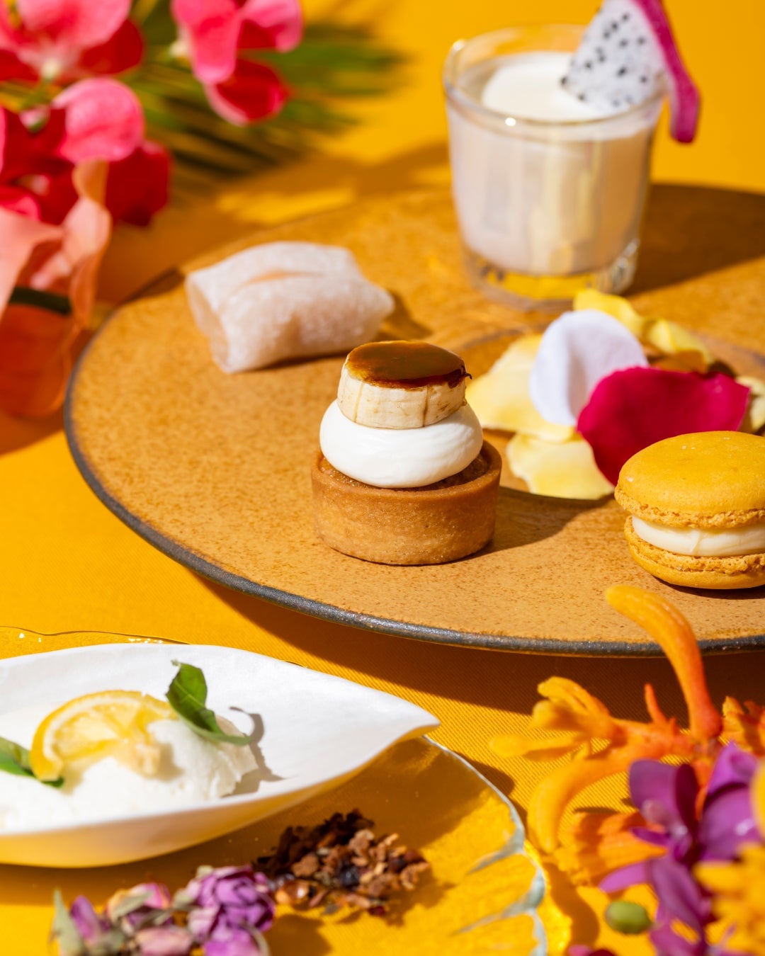 Enjoy the 'Summer Tropical Afternoon Tea' featuring tropical fruits as the main highlight.