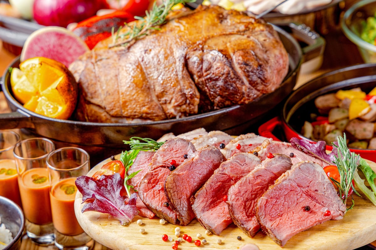 Roast lamb