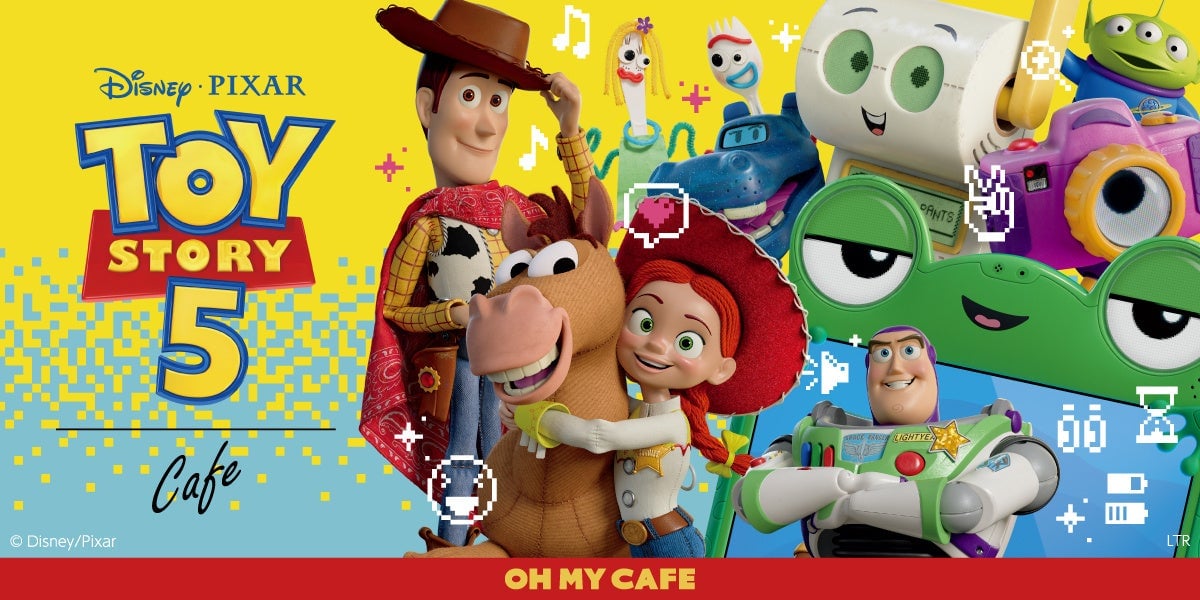 Toy Story 5 OH MY CAFE Opens in Tokyo, Osaka, Aichi, Miyagi from July 3, 2026