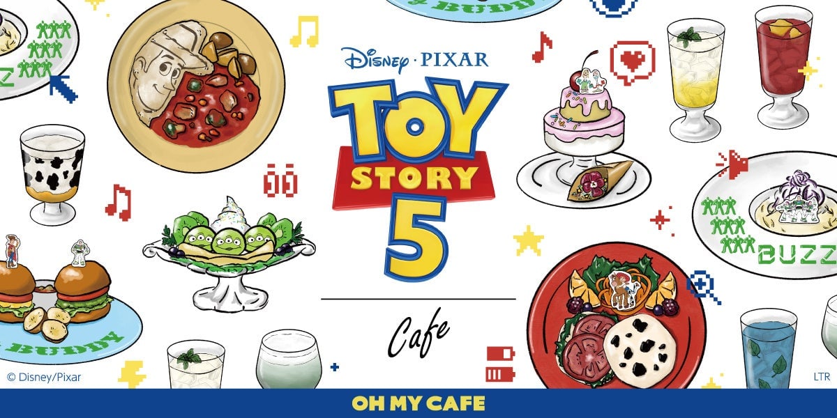 Toy Story 5 OH MY CAFE Opens in Tokyo, Osaka, Aichi, Miyagi from July 3, 2026